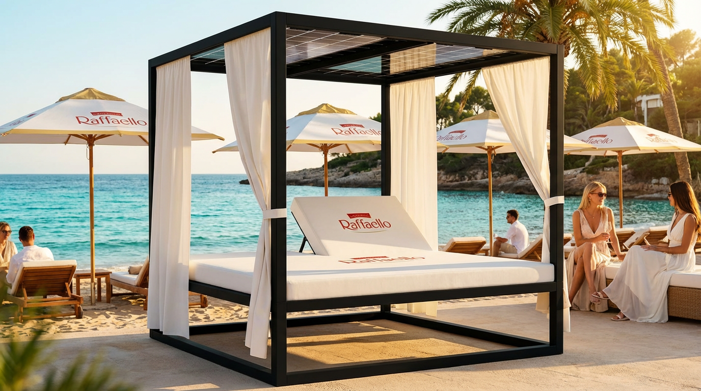 Raffaello Branded Solar Lounge